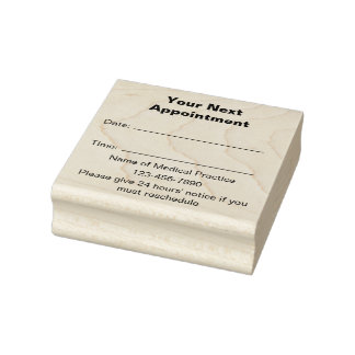 Ihr nächster Termin Ärzte üben Vorlage Gummistempel