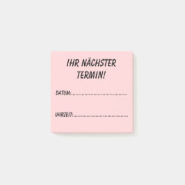 Ihr nächster Termin! Post-it Klebezettel