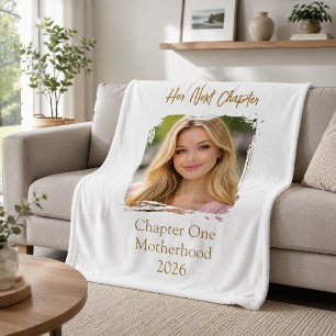Ihr nächstes Kapitel Mutter Mama Foto Fleecedecke