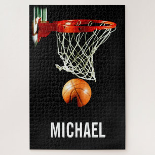 Ihr Name Anpassbare Basketball-Kunst
