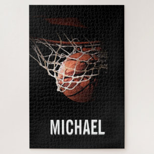 Ihr Name Anpassbare Basketball-Kunst