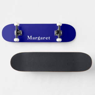 Ihr Name auf der Custom Navy Blue Modern Skateboar Skateboard