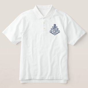 Ihr Name auf der Nautical Anchor Embroidery CREW