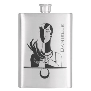 Ihr Name auf dieser Mode-Modell-Flasche Flachmann