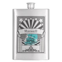 Ihr Name auf dieser sich fortbewegenden Flasche