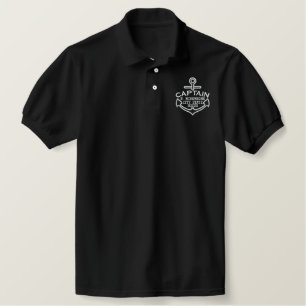 Ihr Name auf Nautical Anchor Embroidery Captain