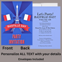 Ihr Name, Bastille Day 14. Juli Französisches Part