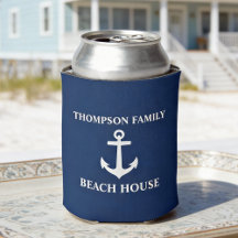 Ihr Name Beach House Anchor Blue