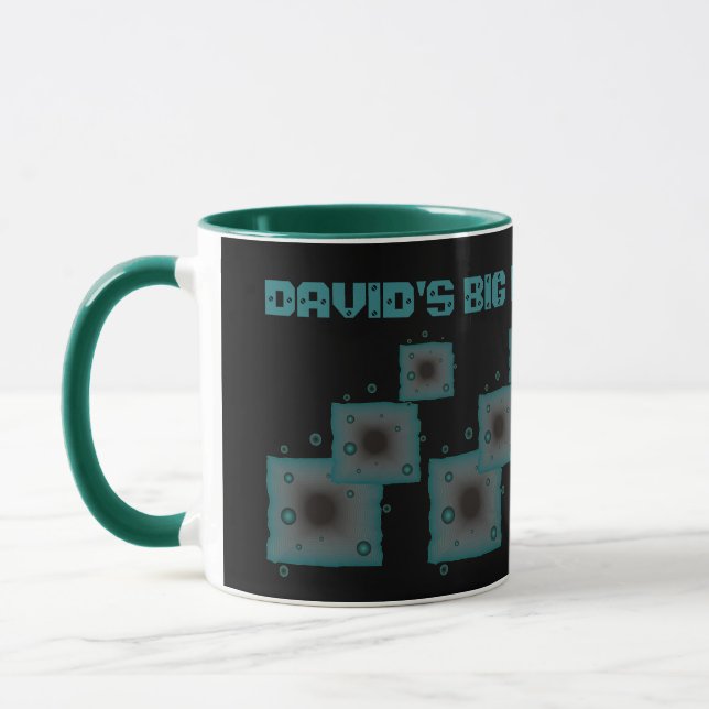 Ihr Name Big Machine Brew Sci Fi Fantasy Green Tasse (Links)