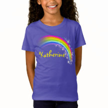 Ihr Name bis zu 9 Briefe Regenbogenviolett oben