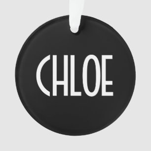 Ihr Name, Fetter Weißer Text Schwarz Ornament