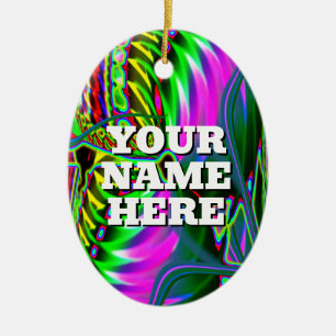 IHR NAME HIER ( Ändern Sie die Worte ) Keramik Ornament