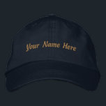 Ihr Name hier Custom Personalisiert Hat Navy Cap Bestickte Baseballkappe<br><div class="desc">Das Erstellen eines bestickten Hutes mit dem Text "Ihr Name Hier" ist eine gute Möglichkeit, eine personalisierte Touch zu Ihrer Accessoires-Sammlung hinzuzufügen. Entscheiden Sie sich für den Typ des Hutes, den Sie gewollt haben, wie zum Beispiel eine Baseballkappe, einen Papa-Hut oder einen LKW-Hut. Baumwollhüte sind eine beliebte Wahl für Komfort...</div>