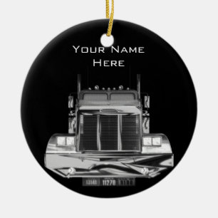 IHR NAME HIER - kundenspezifischer Rückspiegel-LK Keramik Ornament