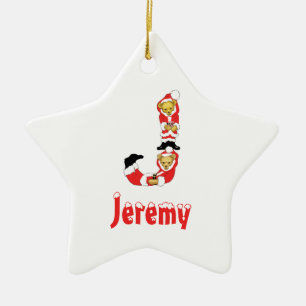 Ihr Name hier! Kundenspezifischer Teddybär Sankt Keramik Ornament