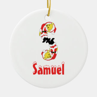 Ihr Name hier! Kundenspezifischer Teddybär Sankt Keramik Ornament