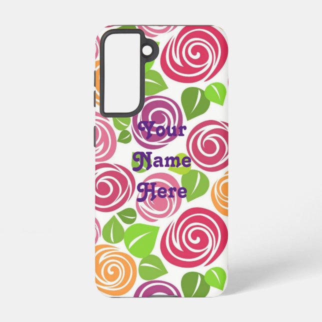 Ihr Name hier - Personalisiertes Design Samsung Galaxy Hülle (Rückseite)