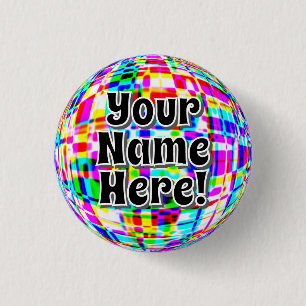 Ihr Name hier! (Sie können die Wörter ändern) Button