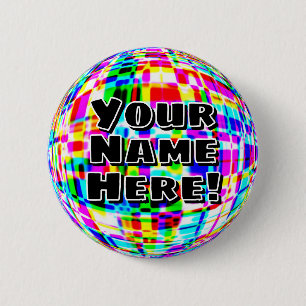 Ihr Name hier! (Sie können die Wörter ändern) Button
