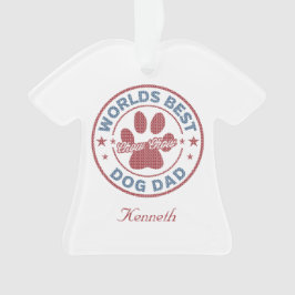 Ihr Name Hund Vater Chow Chow hässlich Sweater Ornament