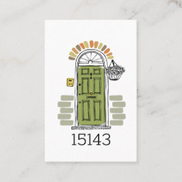 Ihr Name im Zip-Code-Marketing Visitenkarte