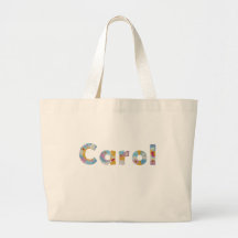 Ihr Name in künstlerischen Blumenbriefen / Carol