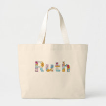 Ihr Name in künstlerischen Blumenbriefen / Ruth