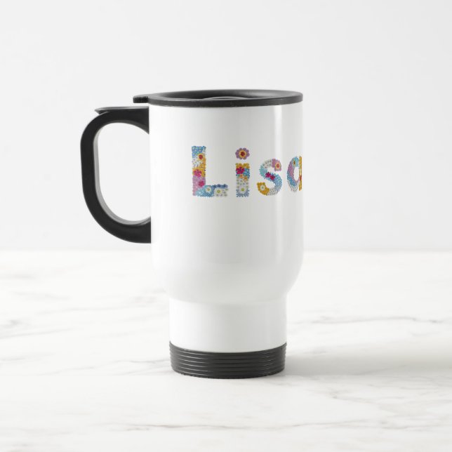 Ihr Name in künstlerischen Blumenschreiben / Lisa Reisebecher (Links)