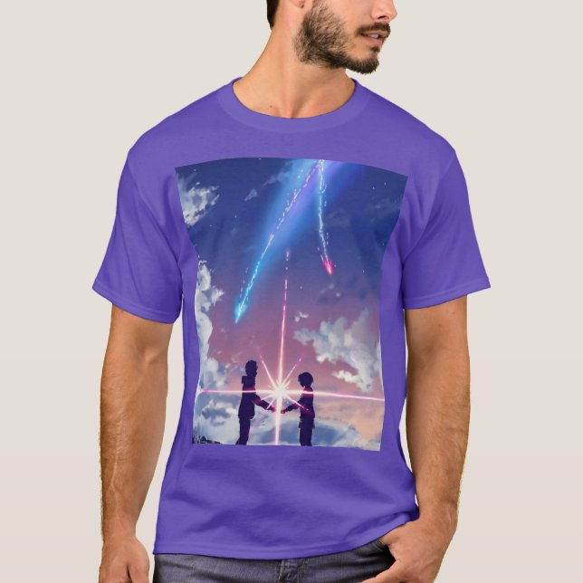 Ihr Name (Kimi no na wa) Anime T - Shirt (Vorderseite)