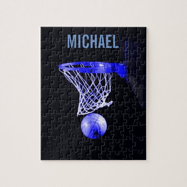 Ihr Name Maßgeschneiderte Basketball Pop Kunst (Vertikal)