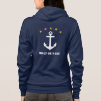 Ihr Name oder Bootname Klassischer Anker Gold 5 St