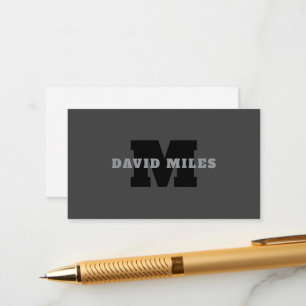 Ihr Name oder Ihr Firmenname Modern Masculine Gr Begleitkarte