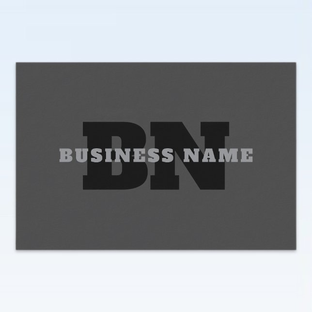 Ihr Name oder Ihr Firmenname | Modern Masculine Gr Lebensmitteletikett (Von Creator hochgeladen)