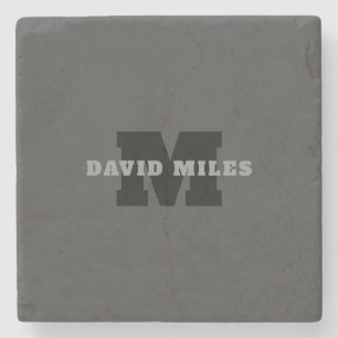 Ihr Name oder Ihr Firmenname Modern Masculine Gr Steinuntersetzer