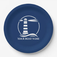 Ihr Name oder Text Lighthouse Navy Blue