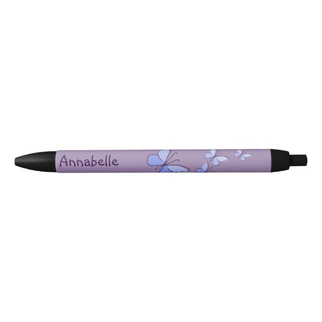 Ihr Name Periwinkle Butterfets Violet Kugelschreiber (Vorderseite)