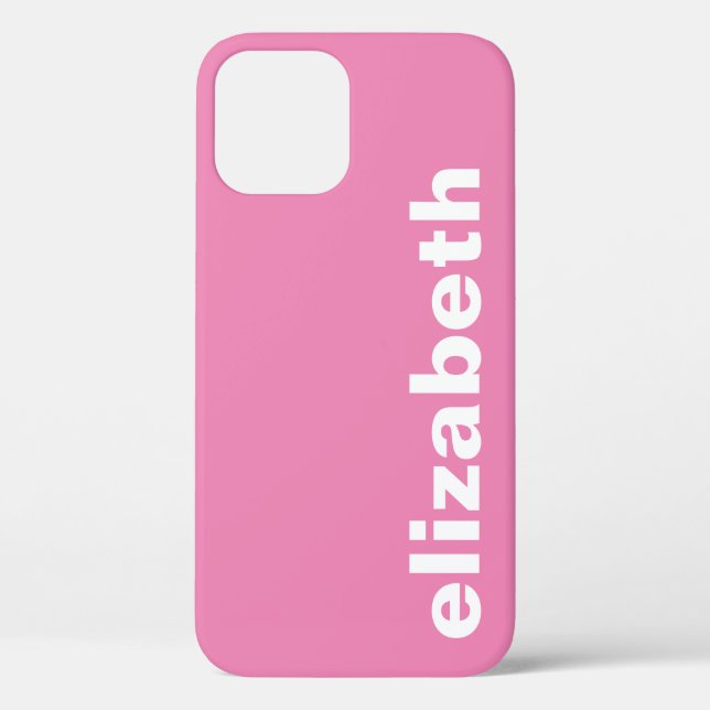 Ihr Name Pink Case-Mate iPhone Hülle (Rückseite)