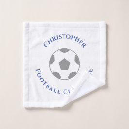 Ihr Name Plus Football Club Name Wash Tuch