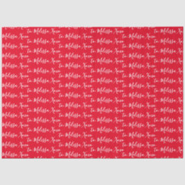 Ihr Name Red Seidenpapier