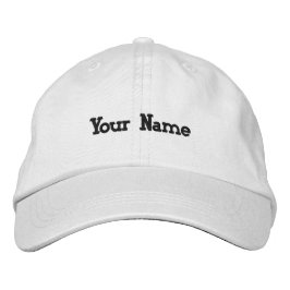 Ihr Name Text ist erstklassig - Cool Bestickte Baseballkappe