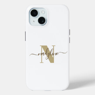Ihr Name und Anfangsbuchstabe personalisieren Case-Mate iPhone Hülle