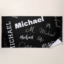 Ihr Name und Ihr benutzerdefiniertes Monogramm-Mus