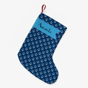 Ihr Name - verfolgen Sie Tatzen, Spuren, Kleiner Weihnachtsstrumpf