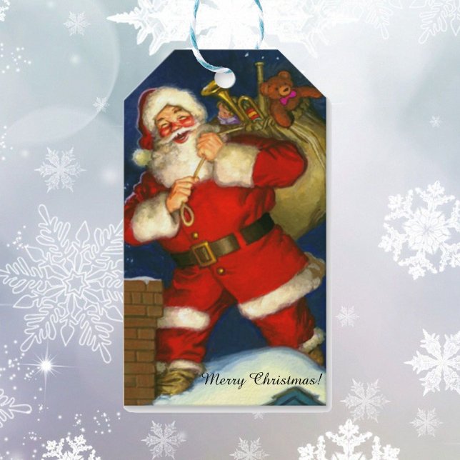 Ihr Name Weihnachtsmann's Set von 10 großen Weihna Geschenkanhänger (Von Creator hochgeladen)