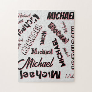 Ihr Namensmuster Monogramm Rose Schatten