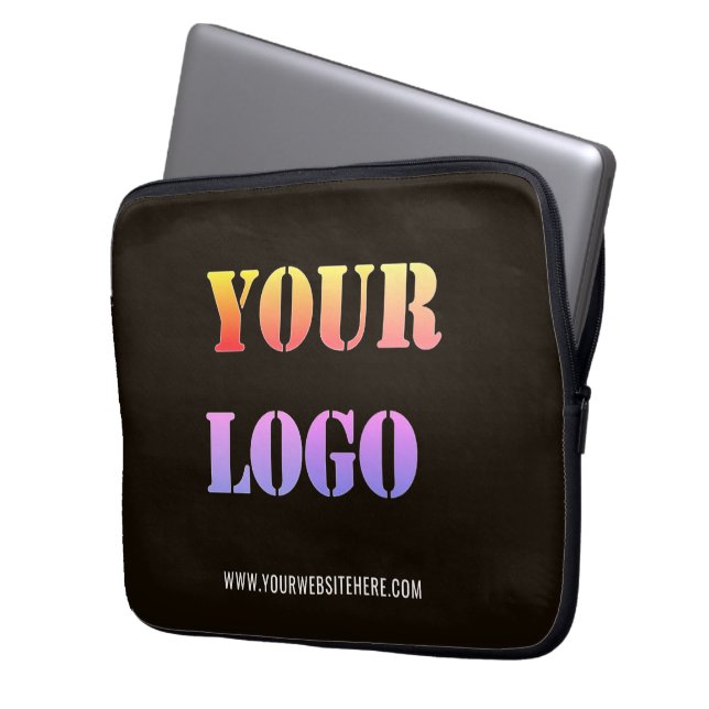 Ihr Notebook-Sieb für Ihr Logo - Farben auswählen Laptopschutzhülle (Vorderseite Links)