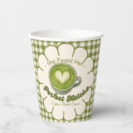 Ihr perfektes Matcha-Brautparty gefunden Pappbecher