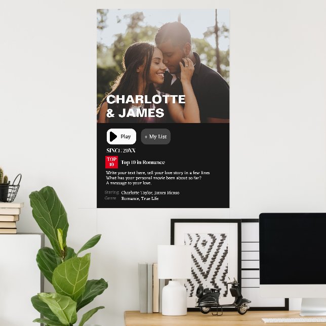 Ihr Personalisiertes Foto für Filmsynopsis Poster (Heimbüro)