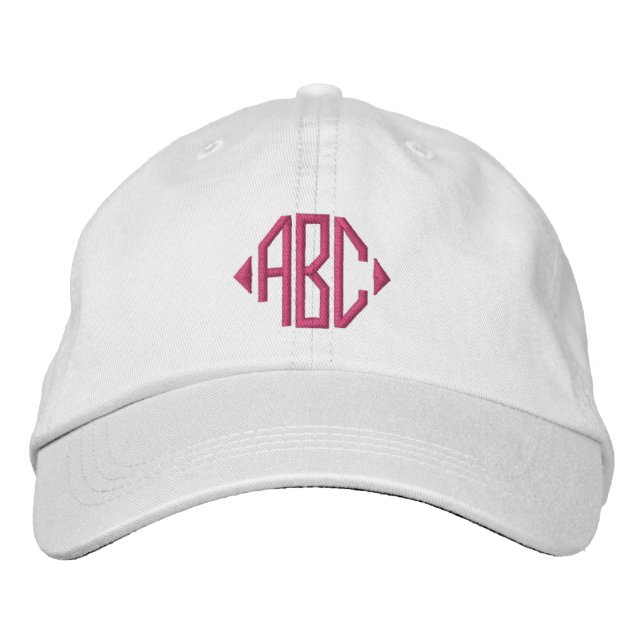 Ihr personalisiertes Monogramm  Bestickte Baseballkappe (Vorderseite)