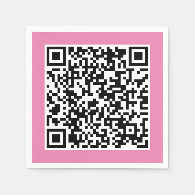 Ihr persönlicher QR-Code in Verbindung mit Ihrer U Serviette (Vorderseite)